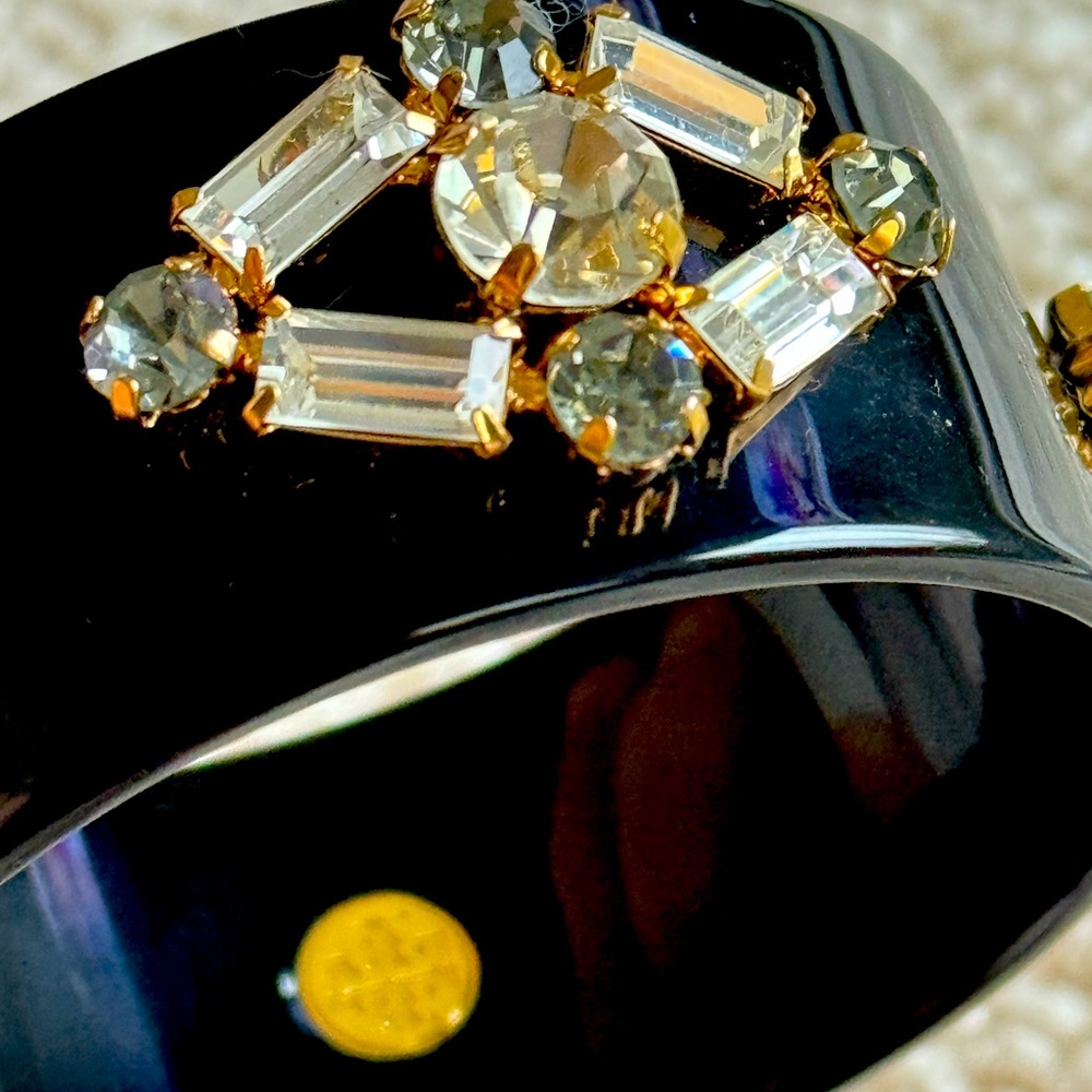 Tory Burch Crystal & Resin Bangle